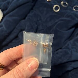 The Ritz Earrings - Rose Gold